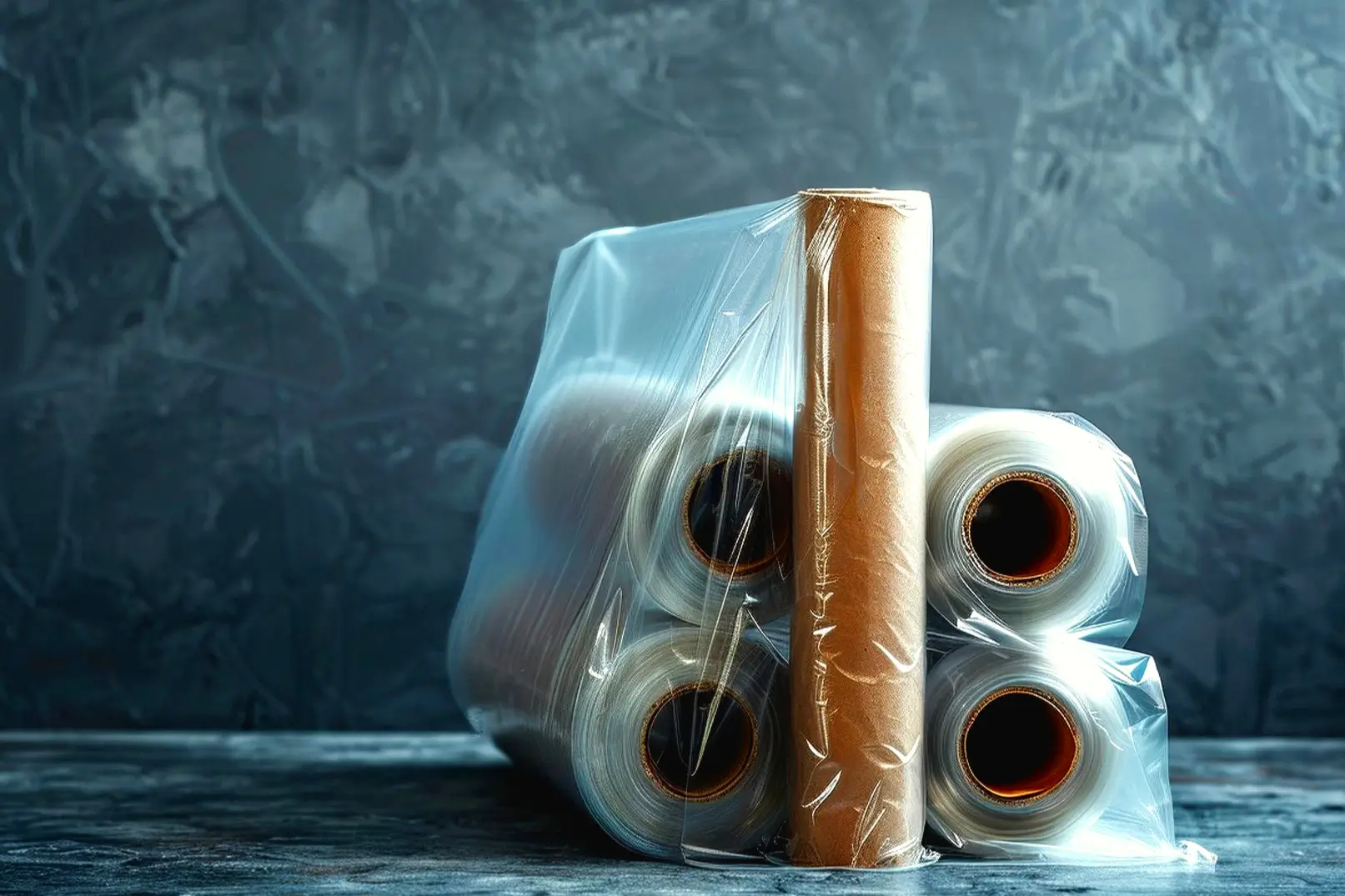 stack of film rolls on top of each other